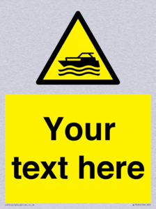 Custom Warning motorised watercraft